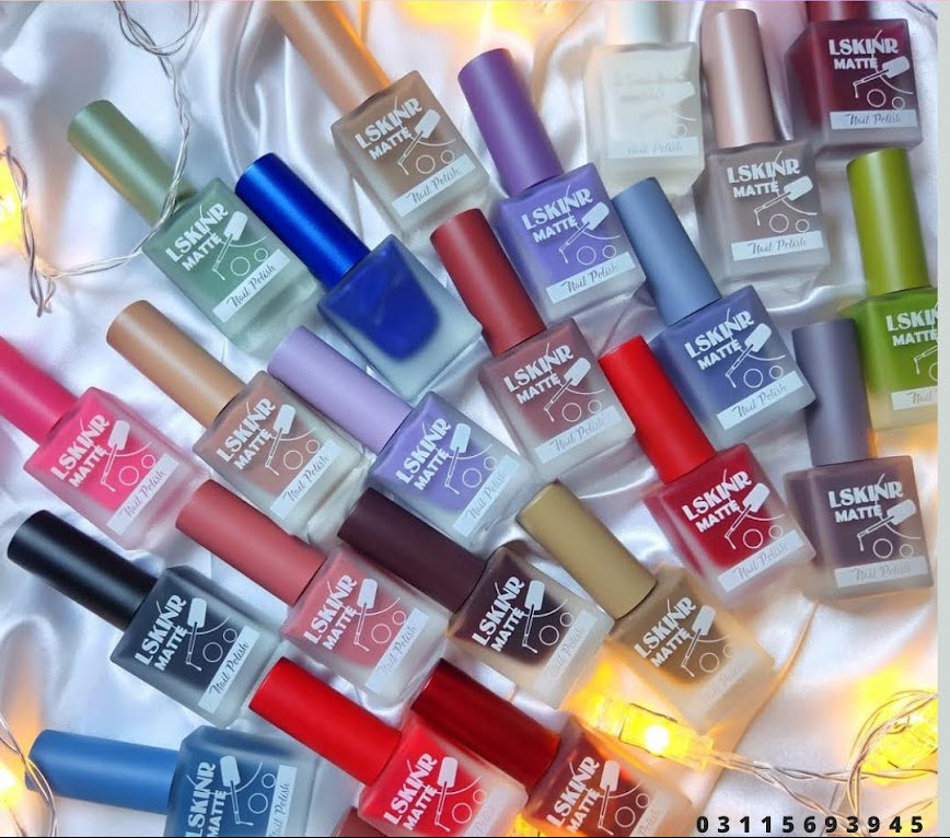 5 Matte LSKINR Nail Paints