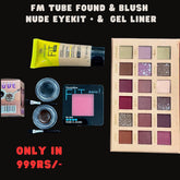 Complete Glam Deal – Tube Foundation, Nude Eyeshadow, FM Blush & Gel Eyeliner