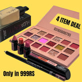 Huda Beauty 4-in-1 - Nude kit, Glass found, 3 In 1 Stick & lip pencil