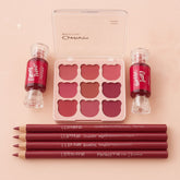 Ultimate Lip Makeup Deal – 9 Color Lip Kit + 2 Candy Tint + 3 Nude Lip Pencils