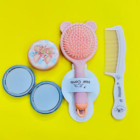 Perfect Hair Deal – Hair Brush, Hair Comb & Twin Side Mirror Set